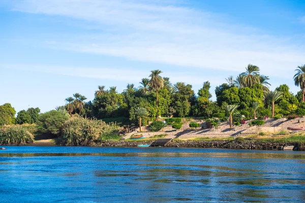 Natureza do rio Nilo no Egito — Fotografia de Stock