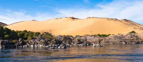 Povaha řeky Nilu v Egyptě — Stock fotografie