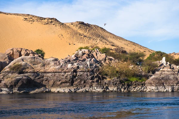 Natura del fiume Nilo in Egitto — Foto Stock