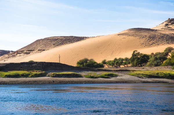 Niili-joen luonne Egyptissä — kuvapankkivalokuva