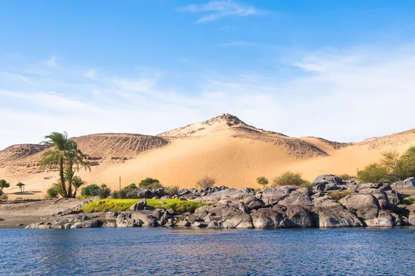 Aard van de rivier de Nijl in Egypte — Stockfoto