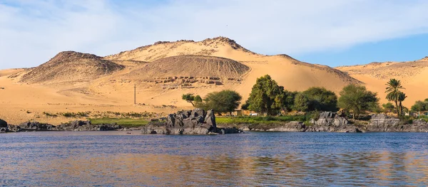 Naturaleza del río Nilo en Egipto — Foto de Stock