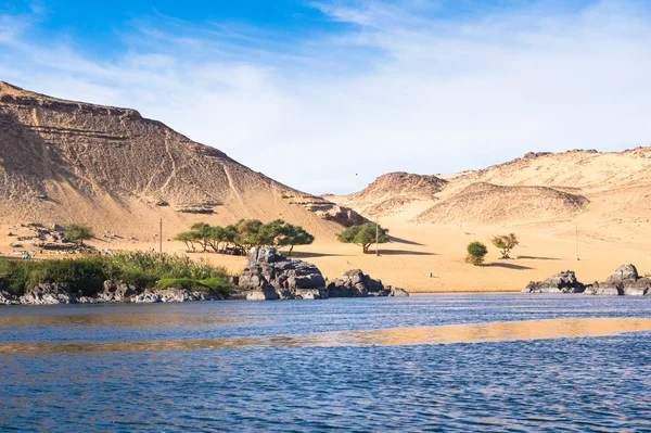 Doğa Mısır Nil Nehri'nin — Stok fotoğraf