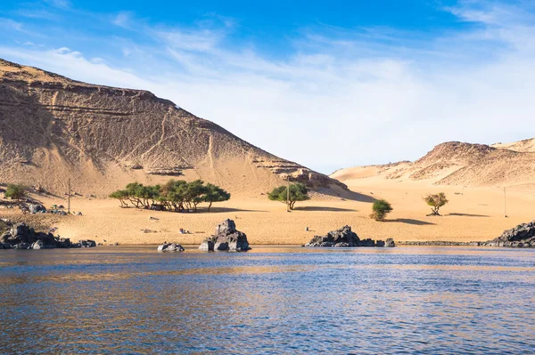 Doğa Mısır Nil Nehri'nin — Stok fotoğraf