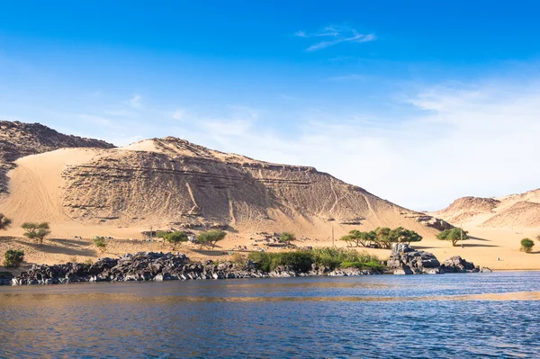 Doğa Mısır Nil Nehri'nin — Stok fotoğraf