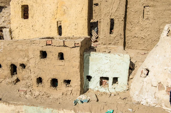 Clay model van de stad van Bawīti in Bahariya oase in Egypte — Stockfoto