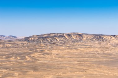 Siyah çöl Peyzaj ve bazalt formarions