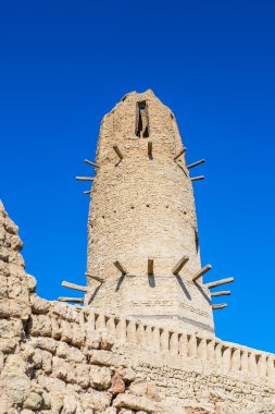 Al Qasr, eski köy Dakhla çöl, Mısır'daki eski evde