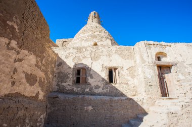 Al Qasr, eski köy Dakhla çöl, Mısır'daki eski evde