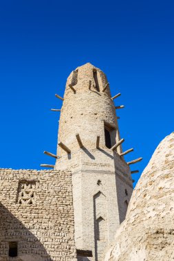 Al Qasr, eski köy Dakhla çöl, Mısır'daki eski evde
