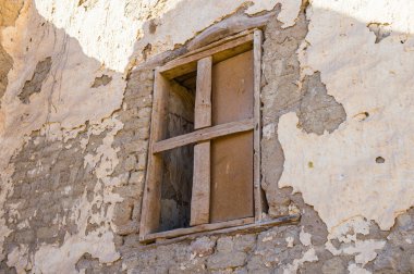 Al Qasr, eski köy Dakhla çöl, Mısır'daki eski evde