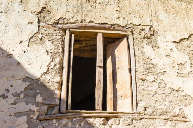 Al Qasr, eski köy Dakhla çöl, Mısır'daki eski evde