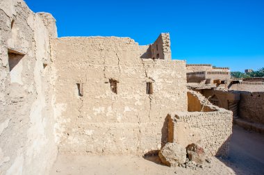 Al Qasr, eski köy Dakhla çöl, Mısır'daki eski evde