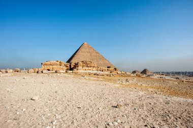 Giza nekropol, Giza Yaylası, Mısır. UNESCO Dünya Mirası