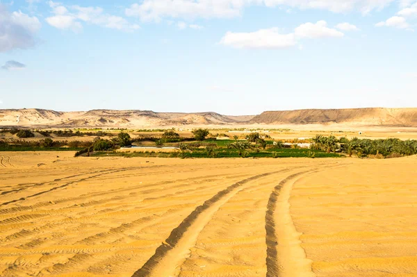 O Oásis de Bahariya no Egito — Fotografia de Stock