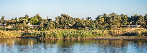 Sunset over the Nile river in Egypt — Stock Photo, Image