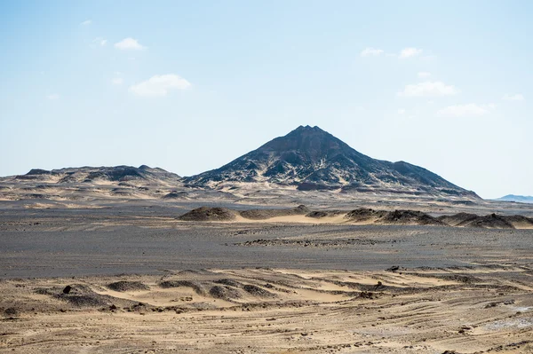 Formazioni di lanscape e basalto del deserto nero — Foto Stock
