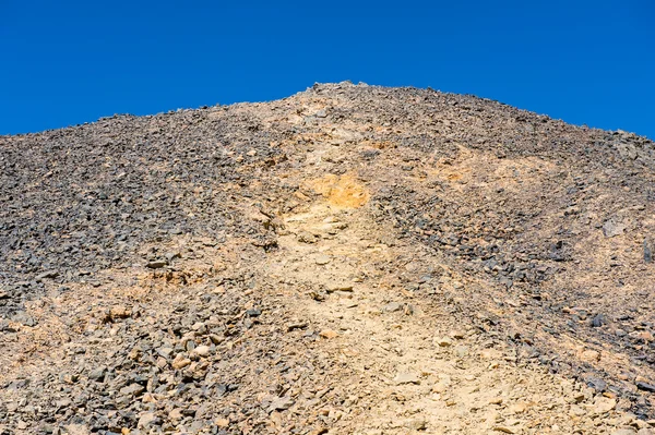 Zwarte woestijn lanscape en basalt formarions — Stockfoto