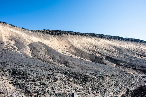 The Black desert in Egypt — Stock Photo, Image