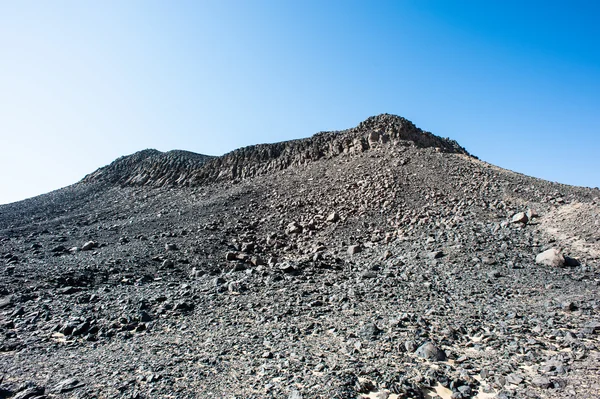 The Black desert in Egypt — Stock Photo, Image