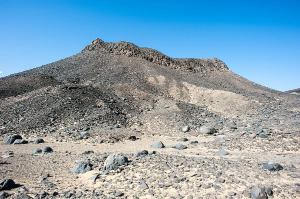 The Black desert in Egypt — Stock Photo, Image