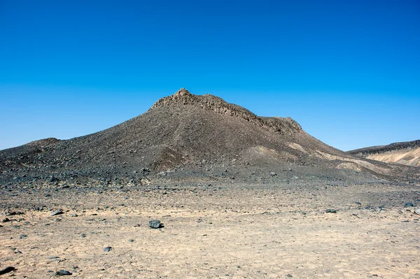 The Black desert in Egypt — Stock Photo, Image