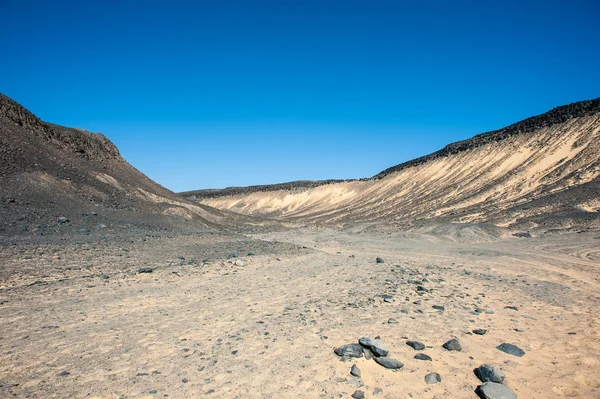 Černá poušť v Egyptě — Stock fotografie