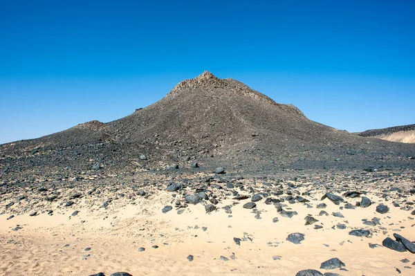 在埃及的黑沙漠 — 图库照片