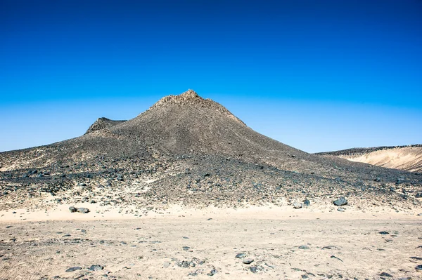 The Black desert in Egypt — Stock Photo, Image