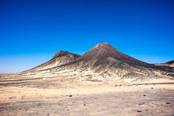 Den svarta öknen i Egypten — Stockfoto