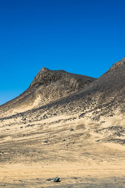 O deserto negro no Egito — Fotografia de Stock