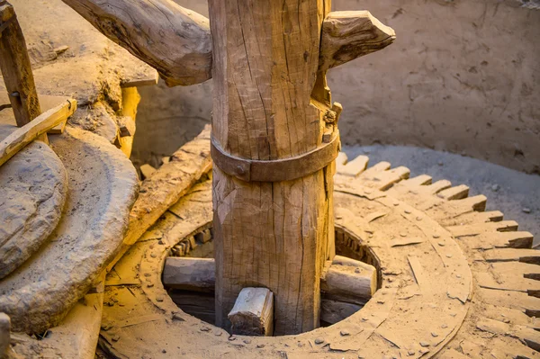 Casa Velha em Al Qasr, antiga aldeia no deserto de Dakhla, Egito — Fotografia de Stock