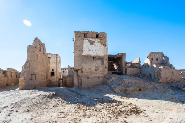 Al Qasr, eski köy Dakhla çöl, Mısır'daki eski evde — Stok fotoğraf