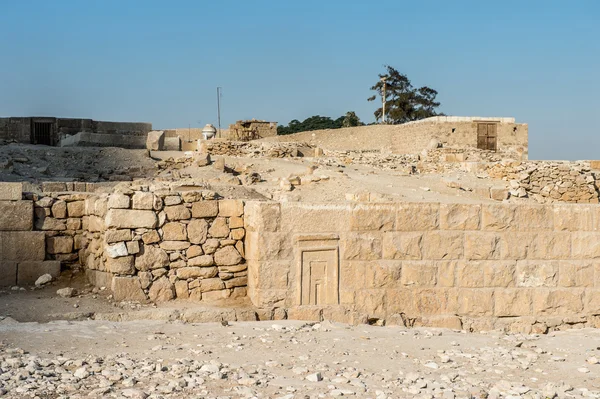 Gizeh Necropolis, Plateau van Giza, Egypte. UNESCO werelderfgoed — Stockfoto