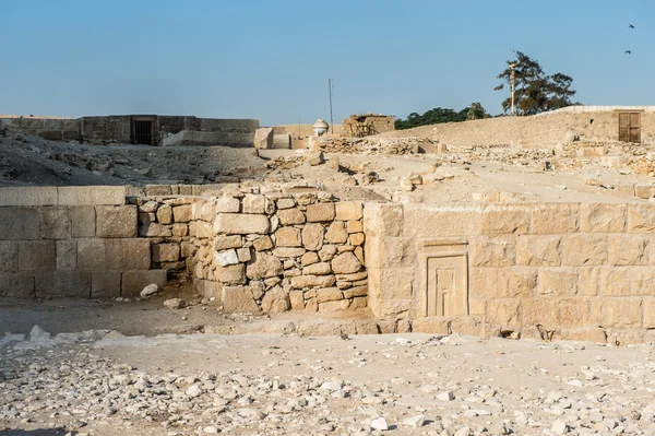 Gizeh Necropolis, Plateau van Giza, Egypte. UNESCO werelderfgoed — Stockfoto