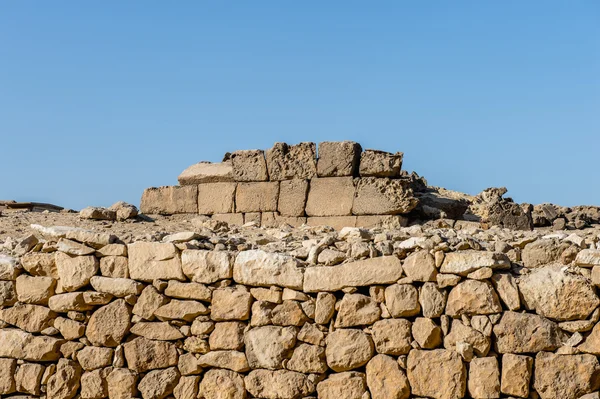 Piramidy w Gizie, płaskowyżu Giza, Egipt. Listę Światowego Dziedzictwa UNESCO — Zdjęcie stockowe