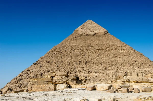 Gizeh Necropolis, Plateau van Giza, Egypte. UNESCO werelderfgoed — Stockfoto