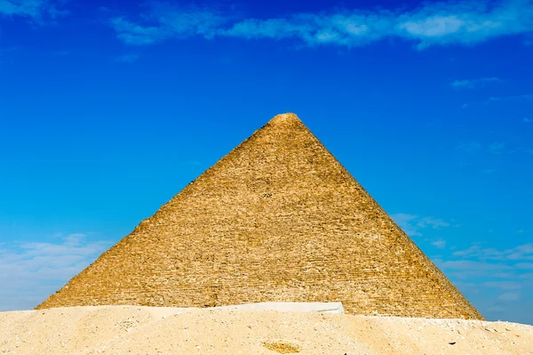 Chufuova pyramida, Giza Plateau, Egypt. Seznam světového dědictví UNESCO — Stock fotografie