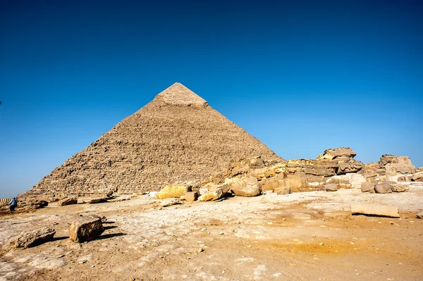 Giza Necropolis, Giza Plateau, Egypt. UNESCO World Heritage — Stock Photo, Image