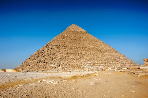 Gizeh Necropolis, Plateau van Giza, Egypte. UNESCO werelderfgoed — Stockfoto