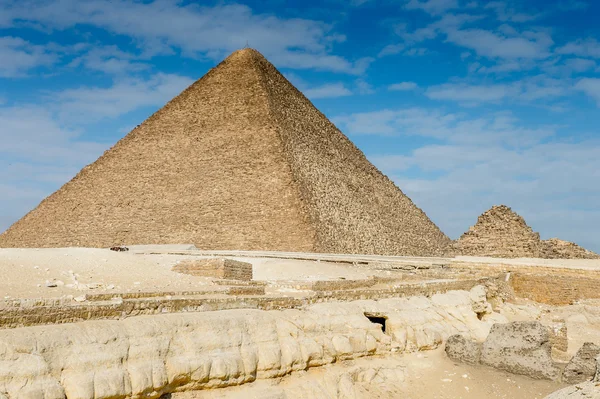 Nécropole de Gizeh, plateau de Gizeh, Égypte. Patrimoine mondial de l'UNESCO — Photo