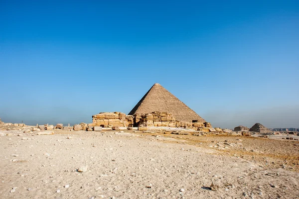 Nécropole de Gizeh, plateau de Gizeh, Égypte. Patrimoine mondial de l'UNESCO — Photo