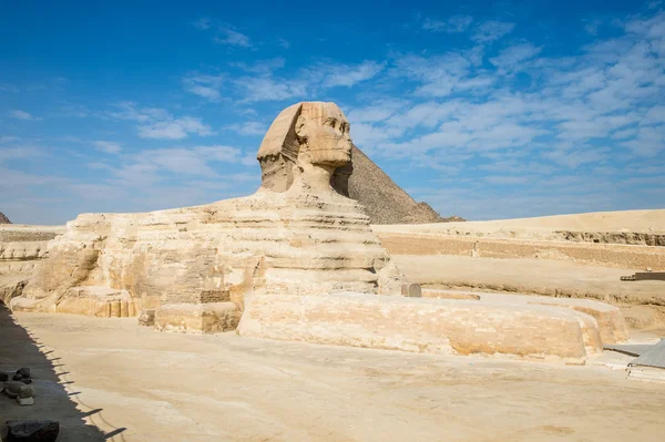 Necropolis Giza, Giza platån, Egypten. Unescos världsarv — Stockfoto