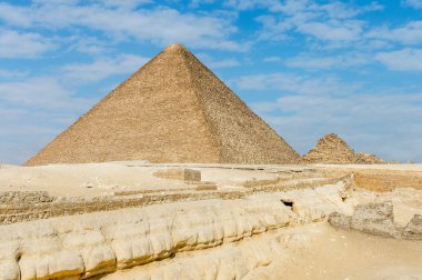 Giza nekropol, Giza Yaylası, Mısır. UNESCO Dünya Mirası
