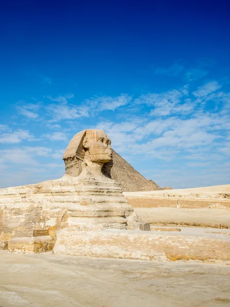 Gizeh Necropolis, Plateau van Giza, Egypte. UNESCO werelderfgoed — Stockfoto