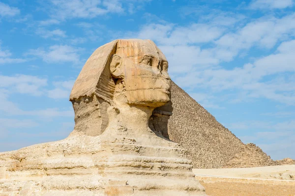 Chufuova pyramida, Giza Plateau, Egypt. Seznam světového dědictví UNESCO — Stock fotografie