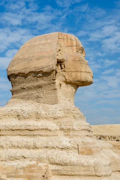 Gizeh Necropolis, Plateau van Giza, Egypte. UNESCO werelderfgoed — Stockfoto