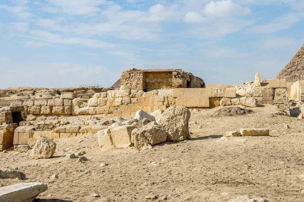 Nécropole de Gizeh, plateau de Gizeh, Égypte. Patrimoine mondial de l'UNESCO — Photo