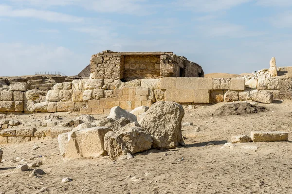 Gizeh Necropolis, Plateau van Giza, Egypte. UNESCO werelderfgoed — Stockfoto