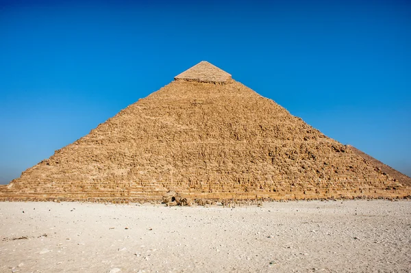 Chufuova pyramida, Giza Plateau, Egypt. Seznam světového dědictví UNESCO — Stock fotografie